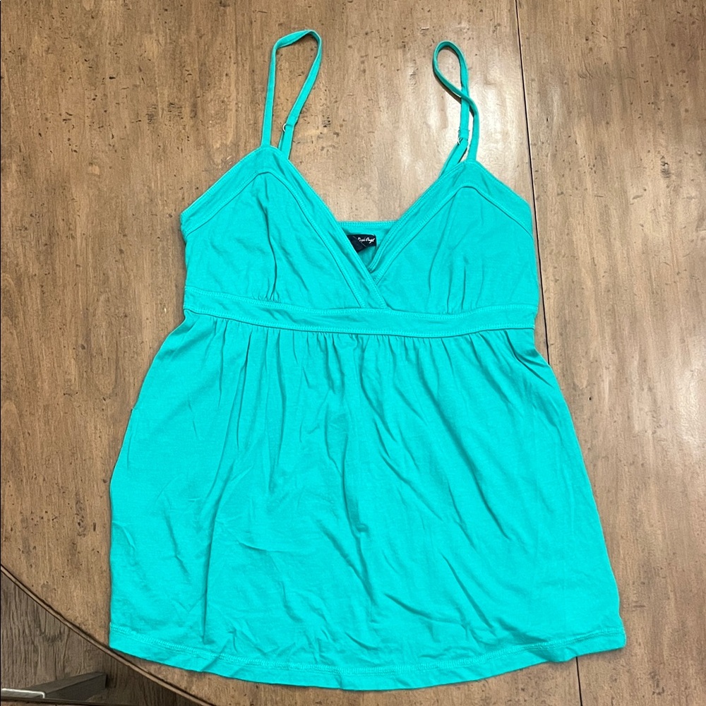 American Eagle Outfitters Turquoise Camisole